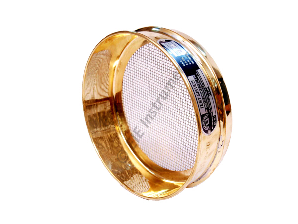 FINE SIEVE -20CM DIA-BRASS-0.300MM 300 MIC